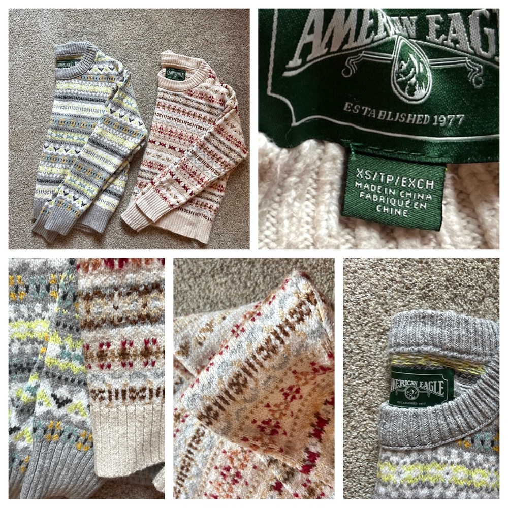 SOLD 🔴AEO Sweater(s). Never worn. Fits XS/S